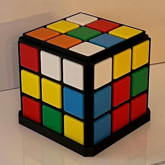 3D Printed Puzzle Cube Stash Box D&D Gift Set Solved & Unsolved 2" & 3" - Picture 9 of 11